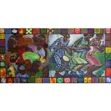 Sankofa, Musicians, Oil on Canvas