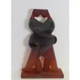 Myriam Franck, Tango A Paris, Daum france, Pate -De -Vere Glass Sculpture "Tango A Paris"
