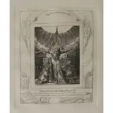 William Blake, And My Servant Job Shall Pay for You, Etching