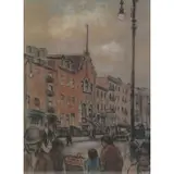 Bernard Gussow, Downtown, Pastel