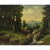 Robert Wood, Landscape with Mountains