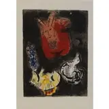 The Story of Exodus I by Marc Chagall, Lithograph, sold Sep 2020