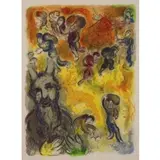The Story of Exodus III by Marc Chagall, Lithograph, sold Sep 2020