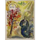 The Story of Exodus IV by Marc Chagall, Lithograph, sold Sep 2020