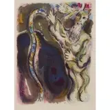 The Story of Exodus V by Marc Chagall, Lithograph, sold Sep 2020