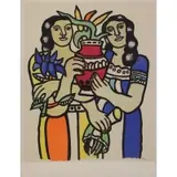 Ferdinand Leger, Deux Femmes, Lithograph
