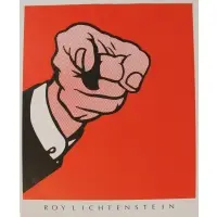 Poster by Roy Lichtenstein, Silkscreen, sold Sep 2020