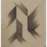 Elaine Lustig Cohen, Abstract Composition, Charcoal on paper