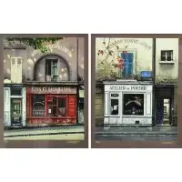 Thomas Pradzynski, Parisian Scenes, Pair of Serigraphs