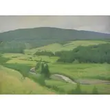 Frank V. Dumond, Landscape, Oil on Canvas