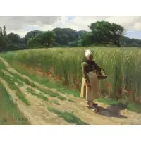 Normandie by Carleton Wiggins, Oil on Canvas, sold Jul 2020