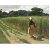 Carleton Wiggins, Normandie, Oil on Canvas