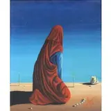 Jorge Sánchez, The Prayer, Oil on Canvas