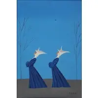 Nuns by Veniero Canevari, Oil on Canvas, sold Jul 2020