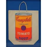 Campbell's Soup Can on Shopping Bag by Andy Warhol, 1966, Screenprint in Colors on a Paper Shopping Bag, sold Jun 2020