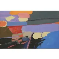 Leo Manso, Abstract Composition, Collage on Paper