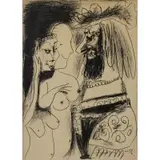 Le Vieux Roi by Pablo Picasso, 1959, Lithograph, sold Jun 2020