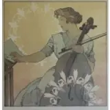 Alphonso Mucha, Zdenka Cerny, Color Lithograph
