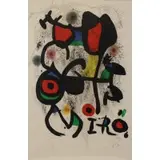 Bronzes Exhibition by Joan Miró, 1972, Color Lithograph, sold Jun 2020