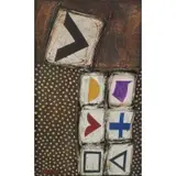 József Bartl, Abstract Composition, Oil on Wood