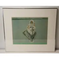 Untitled by Alex Katz, Artist's Proof Poster .Alex Katz at Galerie Marguerite Lamy in Paris 1975, sold May 2020