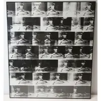 Deborah Kass, Baseball (Sandy Koufax), 1996, Screenprint