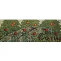 Peacocks by Alfred Müller, Color Lithographic Poster, sold May 2020