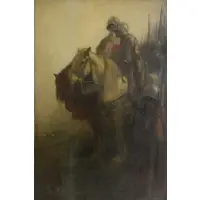 Sep E. Scott, Roundheads, Oil on Canvas