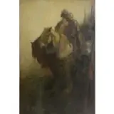 Sep E. Scott, Roundheads, Oil on Canvas