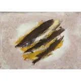Marten van Cleve, Untitled, Gray ( USA 1918 - 2004) Signed And dated 1980 Oil On Canvas