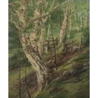 Edwin Burrage Child, Landscape, Oil on Canvas