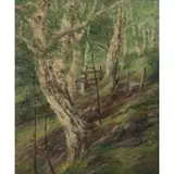 Edwin Burrage Child, Landscape, Oil on Canvas