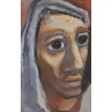 Misch Kohn, Head, Gouache