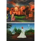 Yaov Shualy, Untitled, Pair of Oils on Board