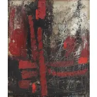 William Freed, Untitled, Double sided oil on board