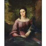 George Richmond, Portrait of a Lady, Oil on Canvas