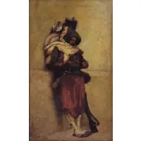 Soldier by Charles Louis Müller, Oil on canvas, sold Mar 2020