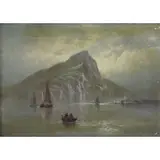 Charles Henry Gifford, Coastal Seascape, Oil on Canvas