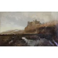 Edwin Alfred Pettitt, Harlech Morning, Oil on Canvas