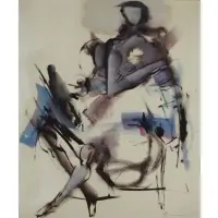 Walter Quirt, Use of White #9, 1961, Oil on Canvas