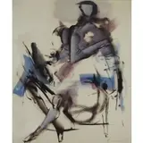 Walter Quirt, Use of White #9, 1961, Oil on Canvas