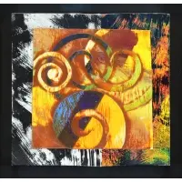 Alvin D. Loving, Abstract Composition, Mixed Media on Paper