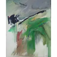 Denis Boudreau, Abstract Composition, Oil on Canvas