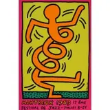 Keith Haring, Montreux Jazz Festival Poster, Screenprint