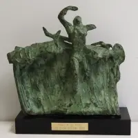 Jacob, Spirit Of The Wave, Patinated Bronze Sculpture "Spirit Of The Wave"