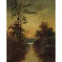 Julian Rix, Landscape, Oil on Canvas