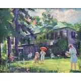 William Malherbe, The Inn Lyme, 1945, Oil on Canvas