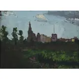 Joseph Solman, Central Park, Looking East