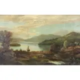 Frederick Schafer, Landscape, Oil On Canvas