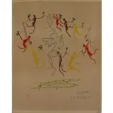 La Ronde de la Jeunesse by Pablo Picasso, 1961, Lithograph, sold Jan 2020